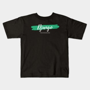 Django Framework Paint Smear Kids T-Shirt